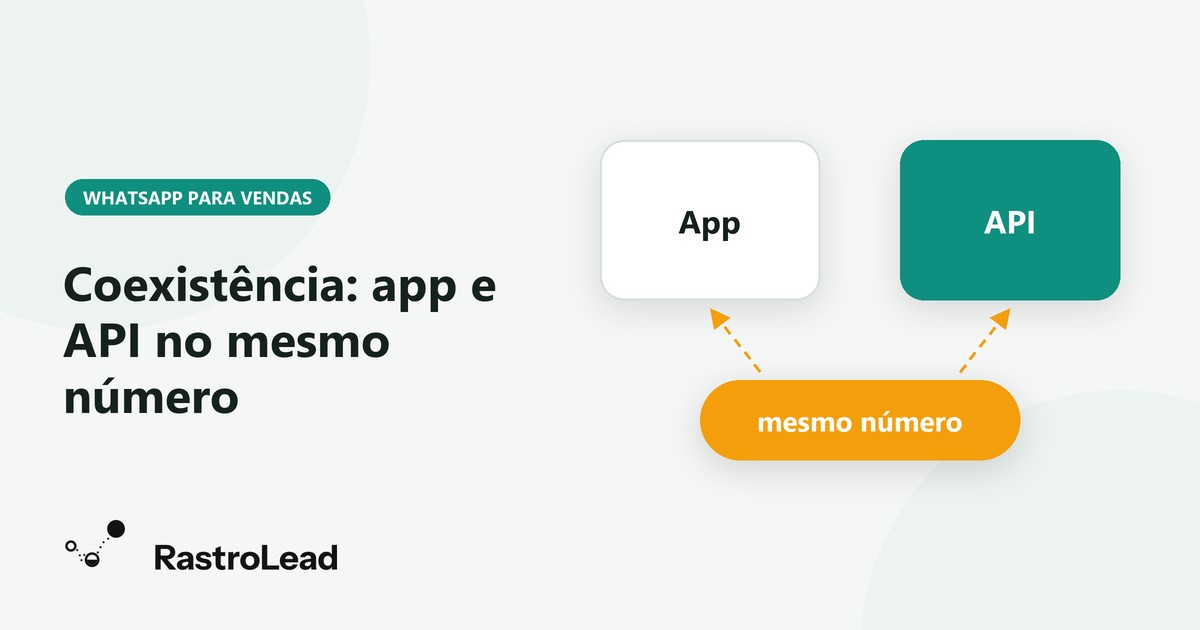 Coexistência no WhatsApp Business: app e API no mesmo número